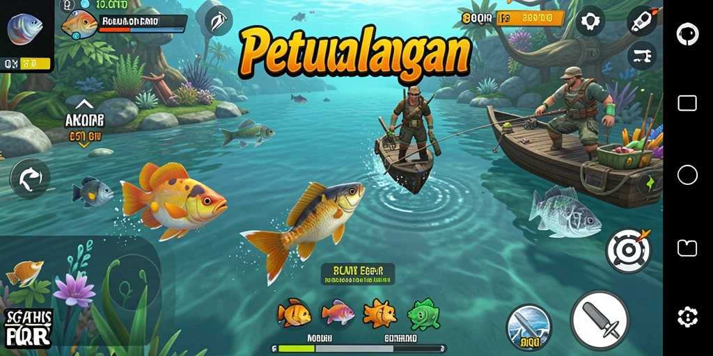Tangkapan ikan besar di 8QR dengan grafik yang memukau.