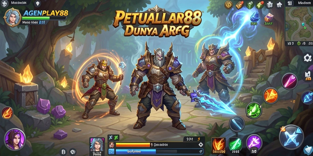 Tampilan menawan dari aksi gameplay intense AGENPLAY88.