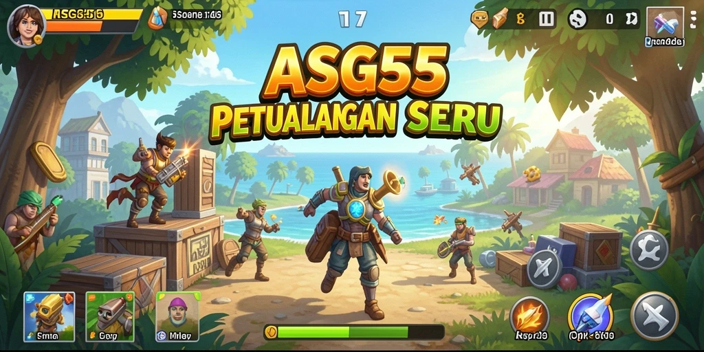 Tampilan menarik dari gameplay ASG55 yang penuh aksi.