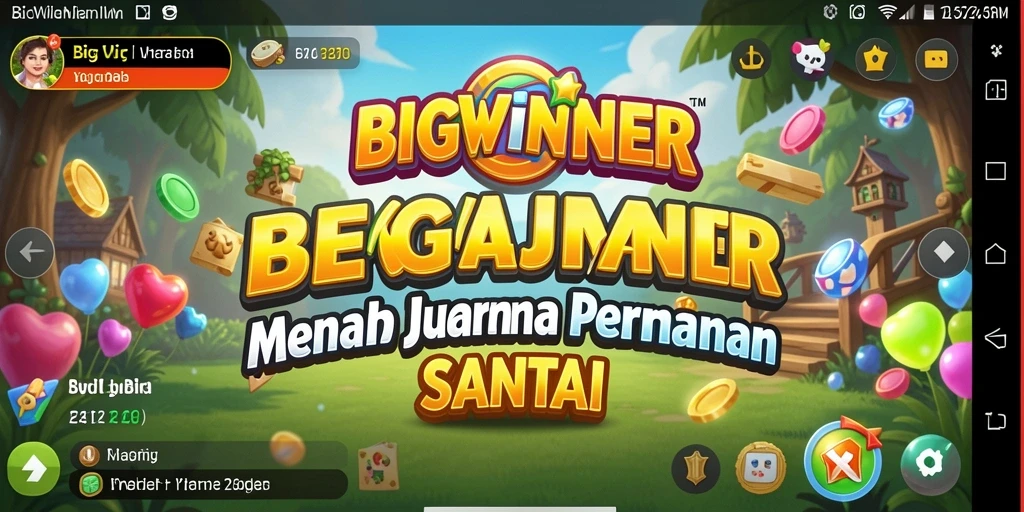 Tangkapan layar BIGWINNER menampilkan gameplay yang penuh warna dan seru.