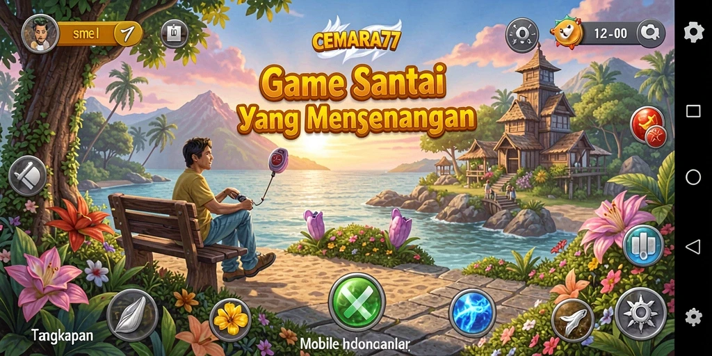 Tampilan gameplay seru dan menyenangkan dari CEMARA77.