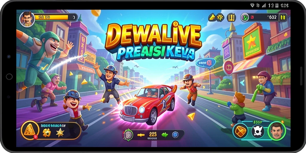 Tampilan gameplay DEWALIVE yang seru dan menantang.