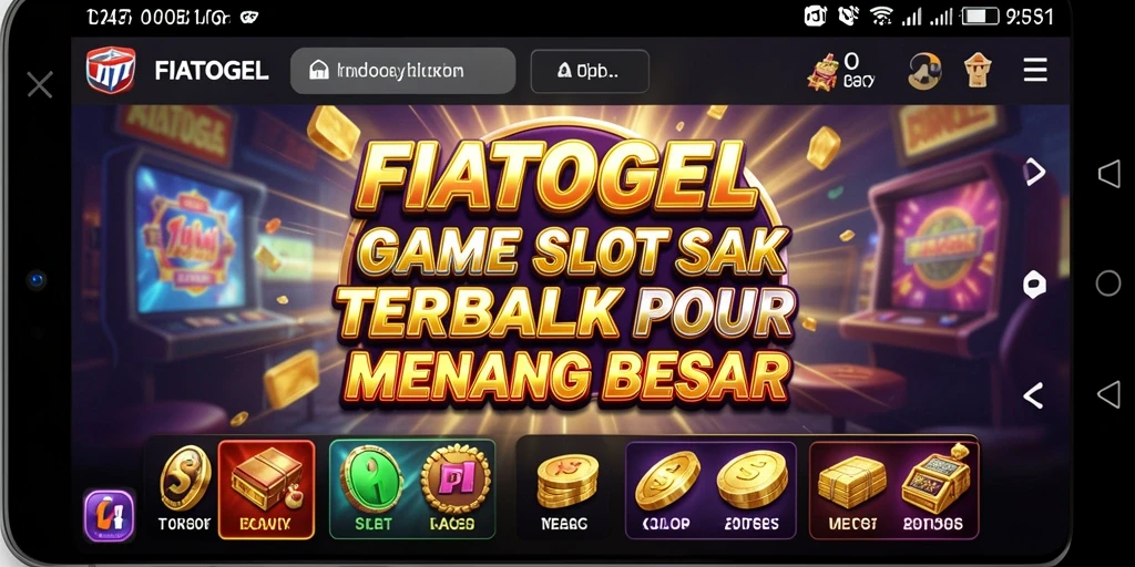 Tampilan gameplay slot mendebarkan dengan berbagai tema menarik.