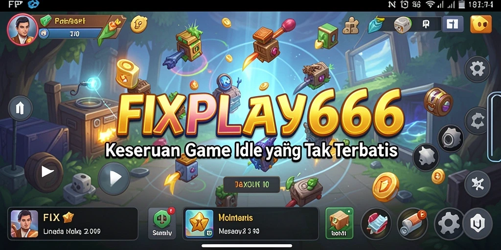 Tampilan gameplay FIXPLAY666 yang menarik di dunia Idle.