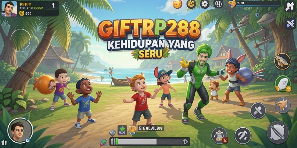 Tampilan menarik dari gameplay GIFTRP288 yang penuh warna.