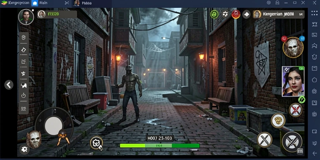 Screenshot H03 yang menampilkan suasana menyeramkan dan gameplay menegangkan.