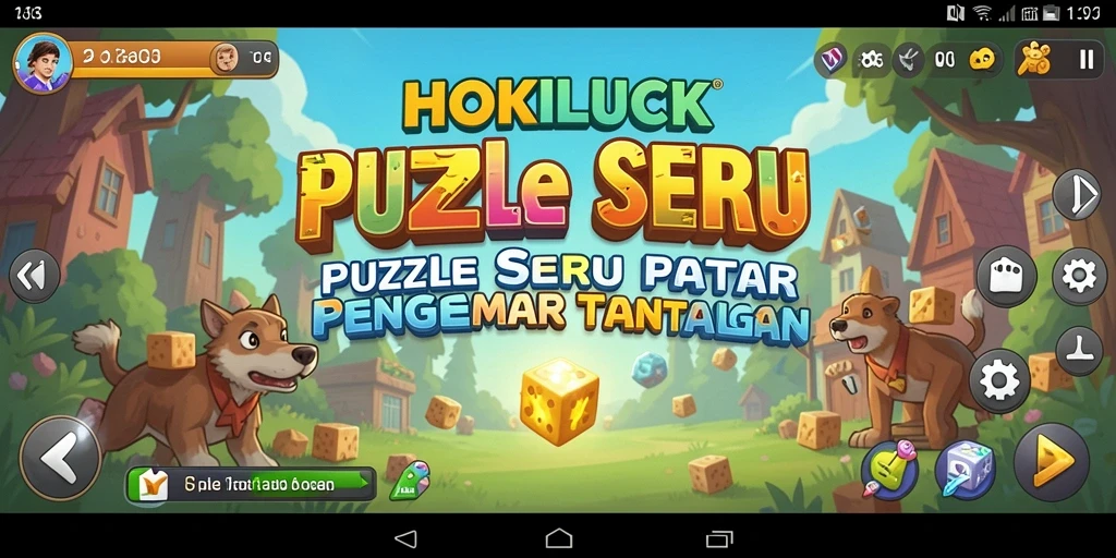 Tangkapan layar <strong>HOKILUCK</strong> menampilkan pemain saat memecahkan teka-teki menarik.