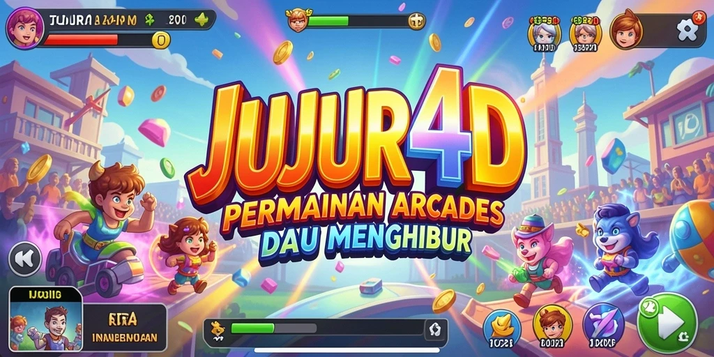 Tampilan permainan JUJUR4D dengan gameplay yang seru dan menantang.