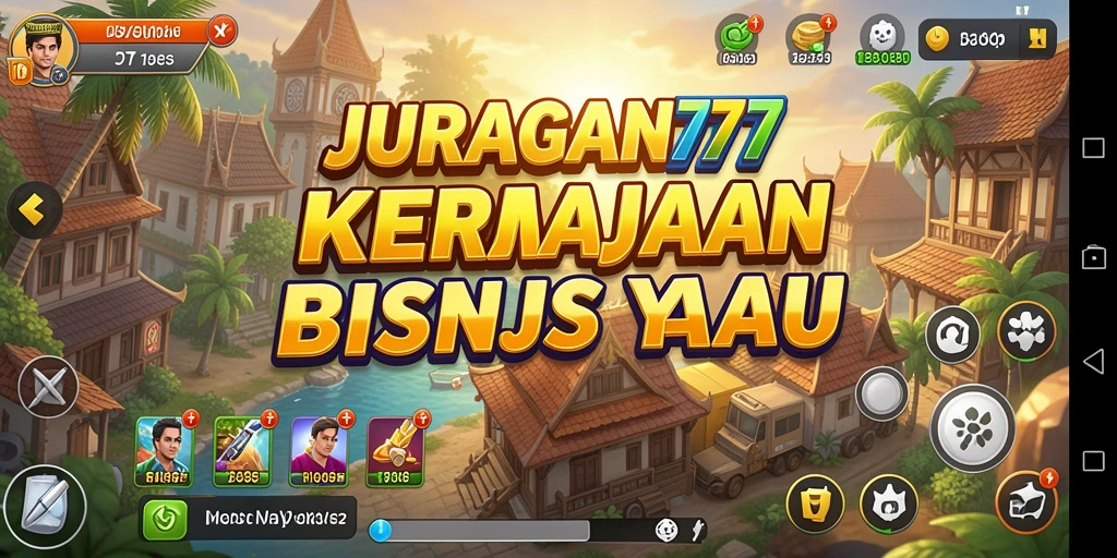 Tangkapan layar gameplay JURAGAN77 yang menunjukkan keseruan membangun bisnis.