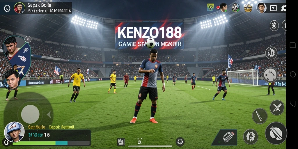 Tampilan gameplay <strong>KENZO188</strong> yang menegangkan dan seru.