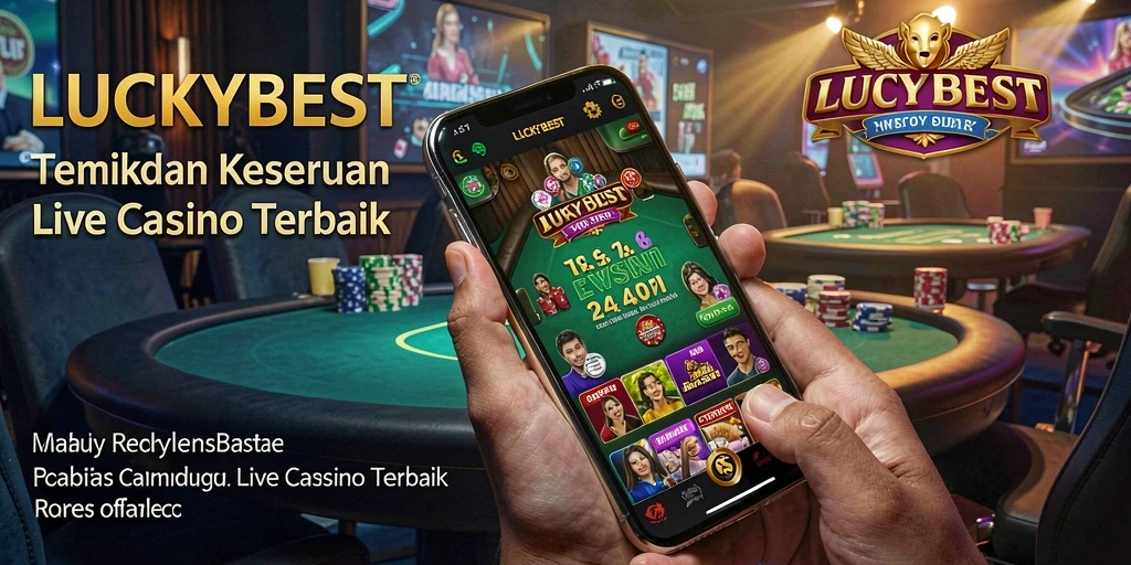 Tampilan menarik gameplay Live Casino di LUCKYBEST.