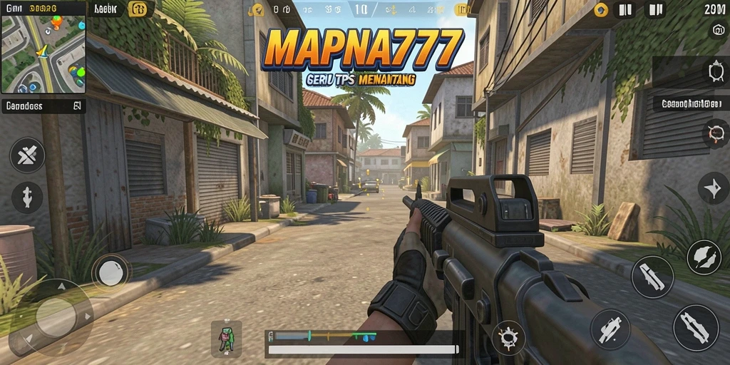 Tampilan screenshot gameplay MAPNA777 yang menampilkan aksi TPS yang seru.
