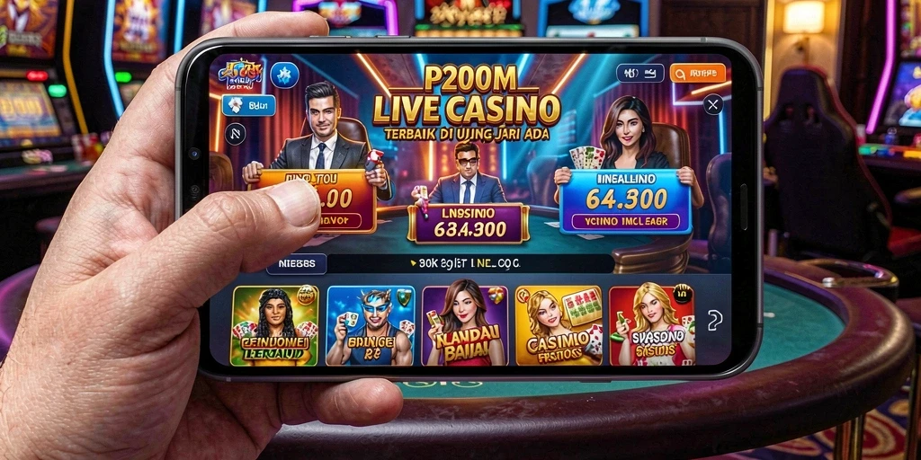 Gameplay Live Casino yang seru dan mendebarkan di P200M.