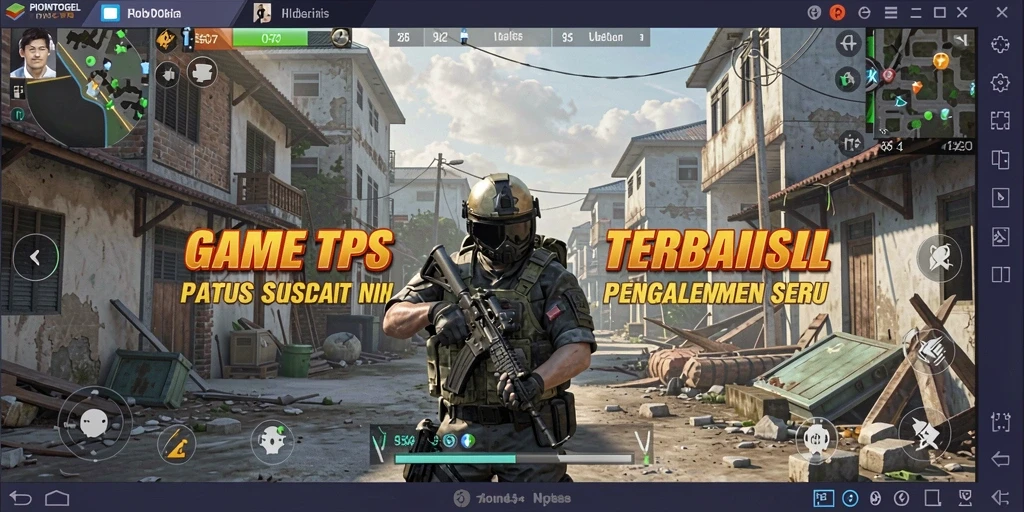 Screenshot gameplay PIONTOGEL yang menampilkan aksi seru dalam TPS.