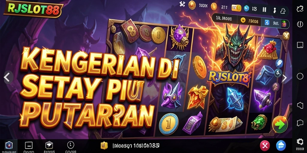 Tampilan menyeramkan dari gameplay RJSLOT88 yang penuh misteri.