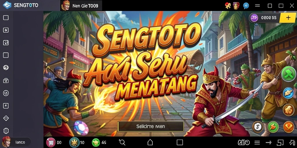 Screenshot gameplay SENGTOTO yang penuh aksi dan petualangan.