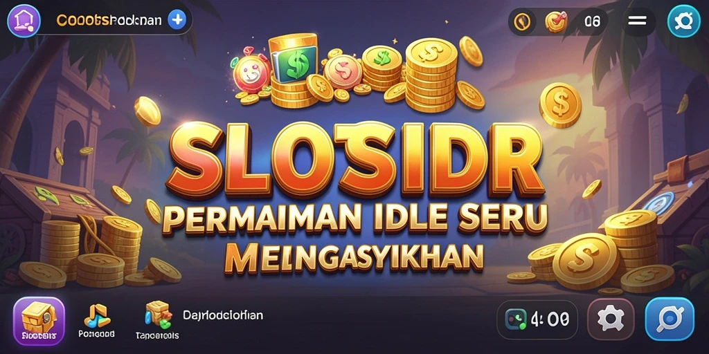 Tampilan utama gameplay SLOTSIDR dengan berbagai slot menarik.