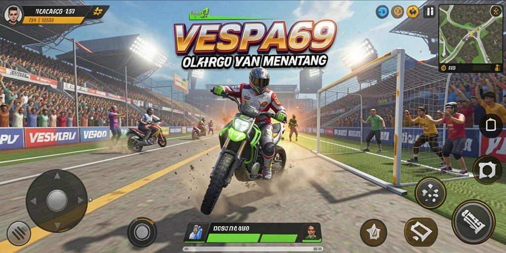 Gambaran menarik dari gameplay seru di VESPA69.