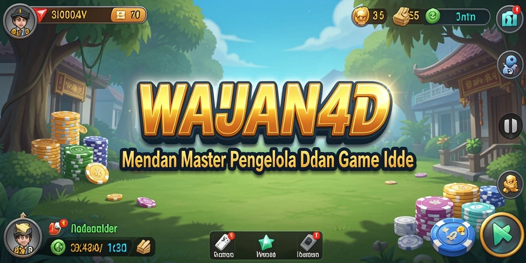 Screenshot utama WAJAN4D memperlihatkan gameplay santai yang mengasyikkan.